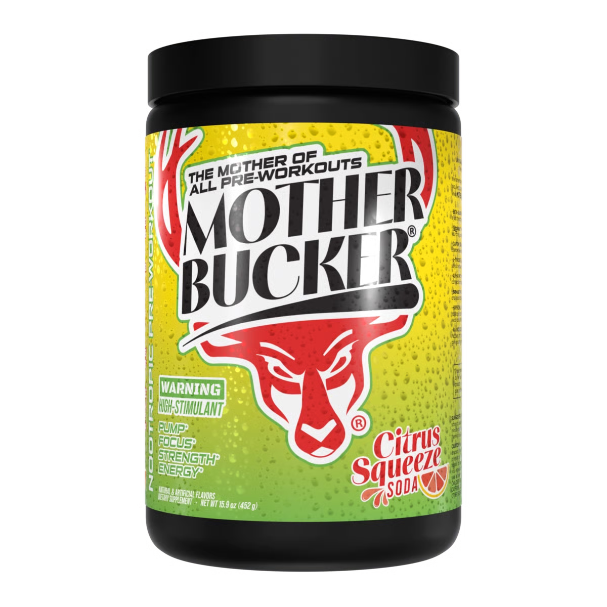 Bucked Up Mother Bucker Pre-Workout | 400mg Caffeine for Extreme Energy, Focus & Pumps
