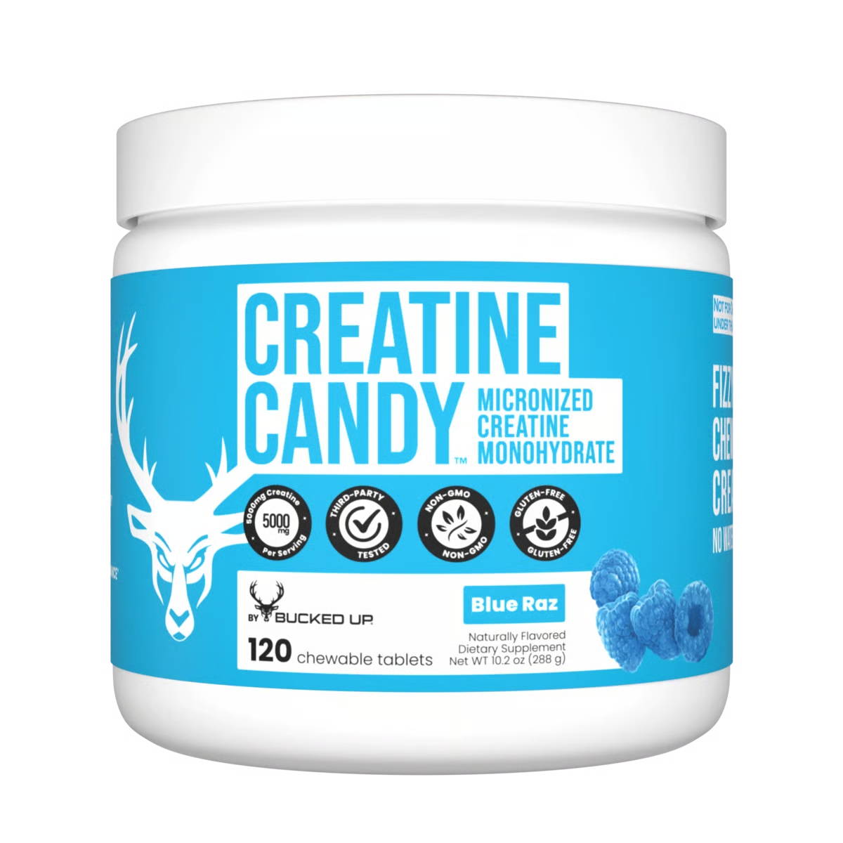 Bucked Up Creatine Candy | 5g Micronized Creatine Monohydrate Chewables