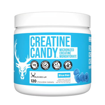 Bucked Up Creatine Candy | 5g Micronized Creatine Monohydrate Chewables