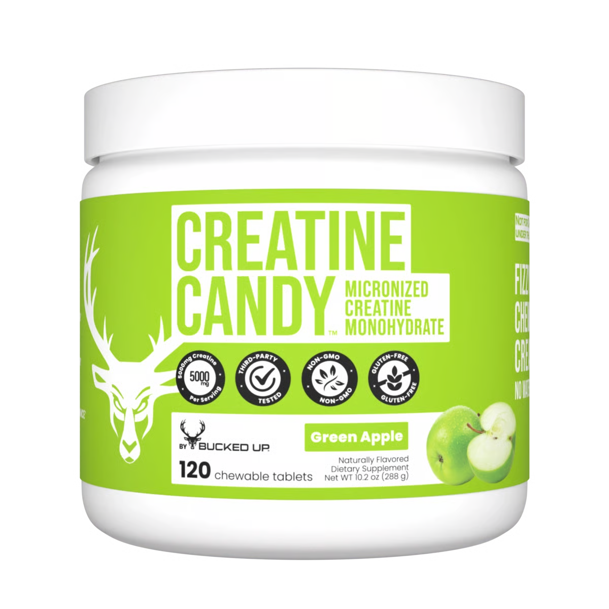 Bucked Up Creatine Candy | 5g Micronized Creatine Monohydrate Chewables