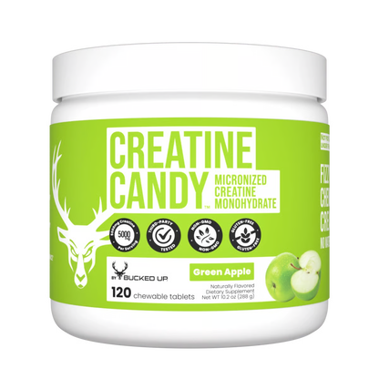 Bucked Up Creatine Candy | 5g Micronized Creatine Monohydrate Chewables