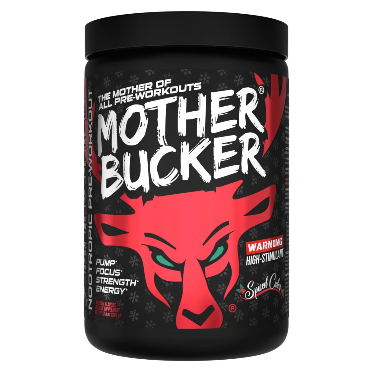 Bucked Up Mother Bucker Pre-Workout | 400mg Caffeine for Extreme Energy, Focus & Pumps