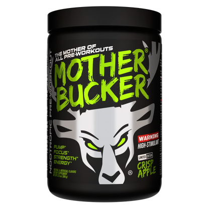 Bucked Up Mother Bucker Pre-Workout | 400mg Caffeine for Extreme Energy, Focus & Pumps