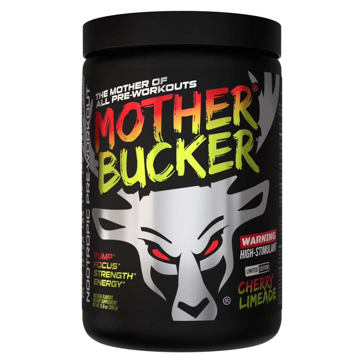 Bucked Up Mother Bucker Pre-Workout | 400mg Caffeine for Extreme Energy, Focus & Pumps