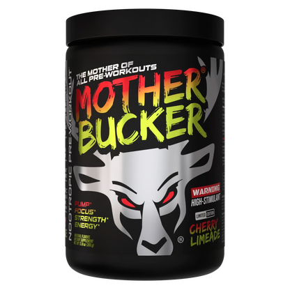 Bucked Up Mother Bucker Pre-Workout | 400mg Caffeine for Extreme Energy, Focus & Pumps