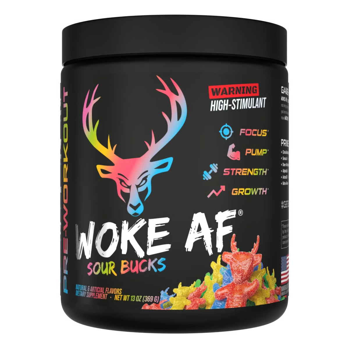 Bucked Up Woke AF - High Stimulant Pre-Workout