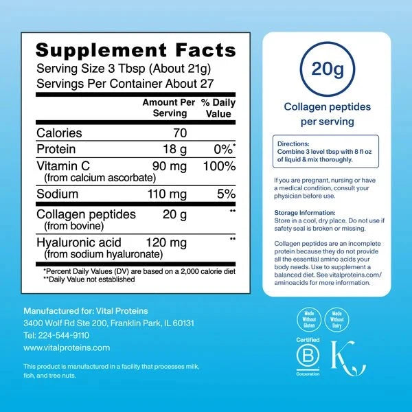 Vital Proteins Collagen Peptides Advanced 20 oz