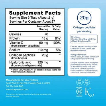 Vital Proteins Collagen Peptides Advanced 20 oz