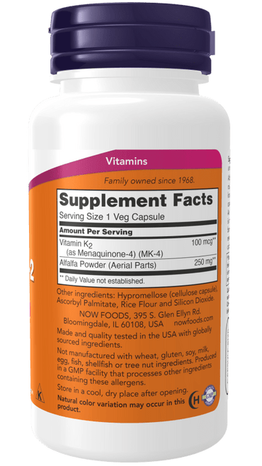 Vitamin K-2 100 mcg