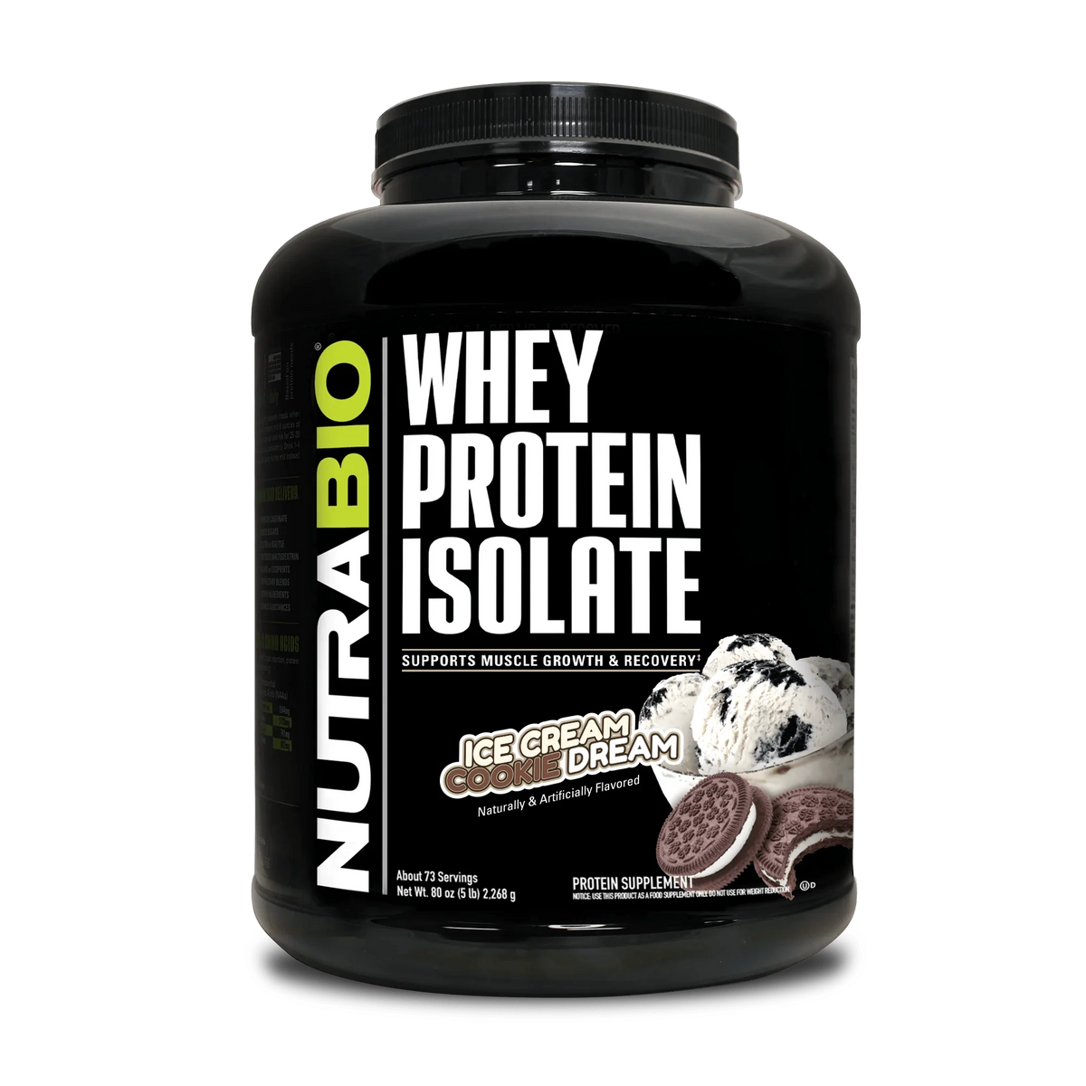 Nutrabio Whey Protein Isolate -5 Lbs