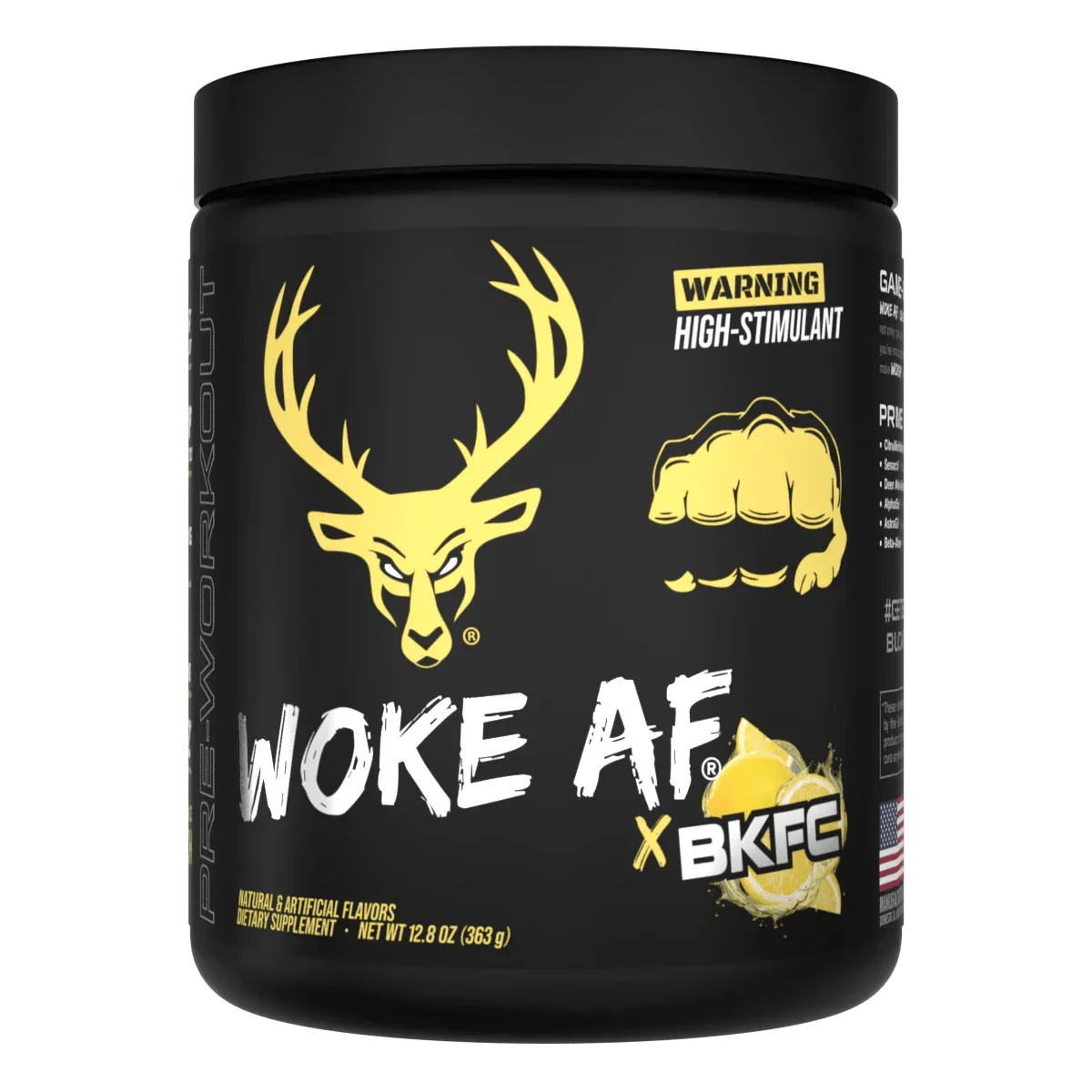 Bucked Up Woke AF - High Stimulant Pre-Workout