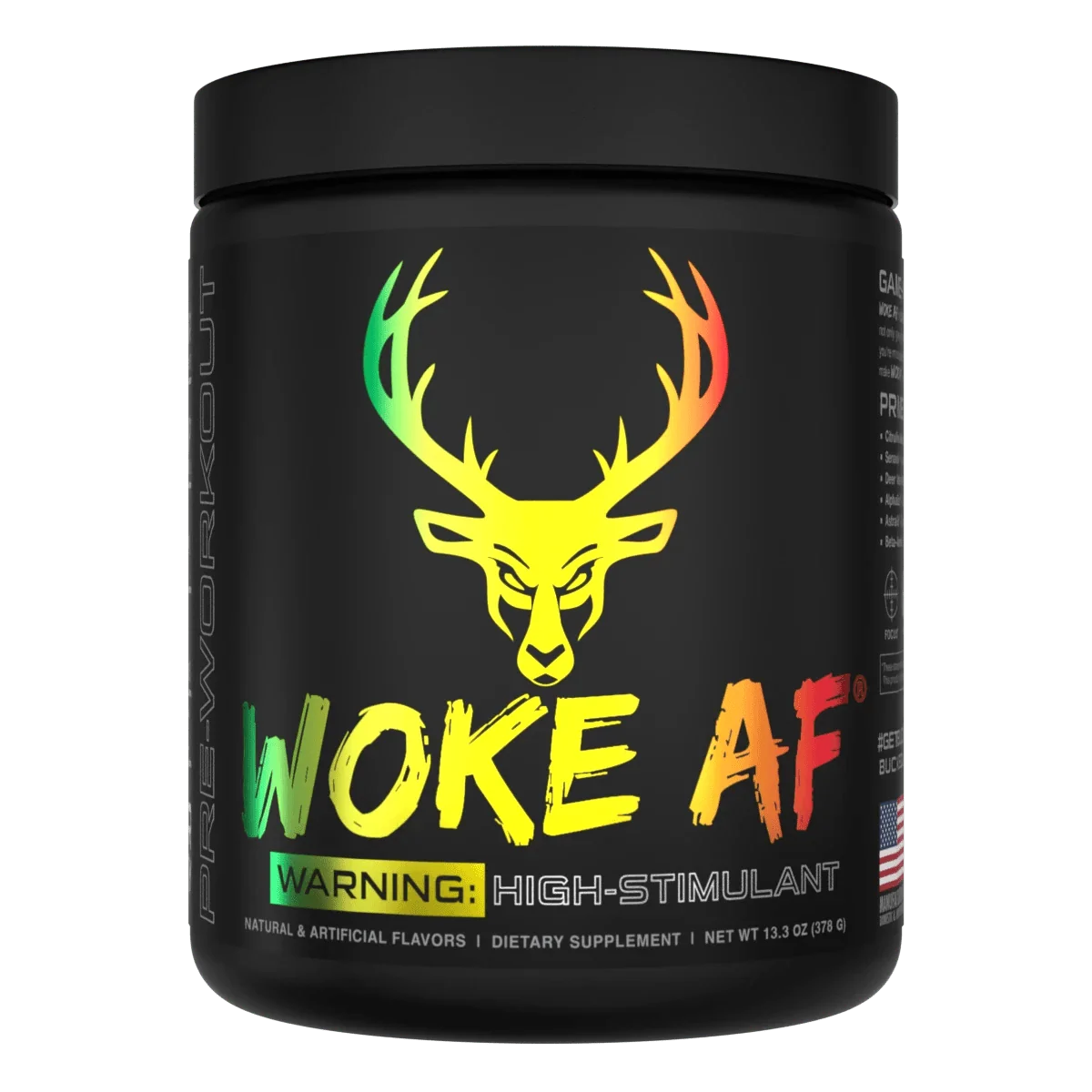 Bucked Up Woke AF - High Stimulant Pre-Workout