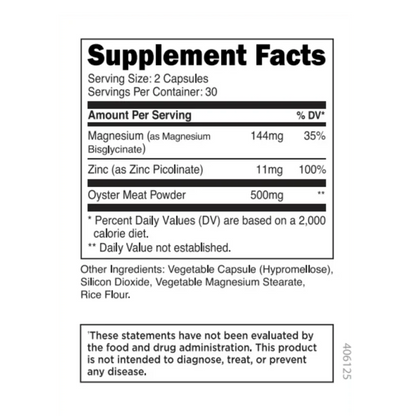 Transparent Labs ZMO -60 capsules